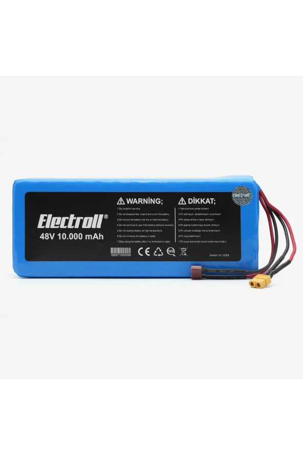 ELECTROLL Onvo Ov11 Batarya (ORJİNAL KAPASİTE) 48v 10.000mah Pil Elektrikli Scooter Bataryası Değişimi ürün görseli 1