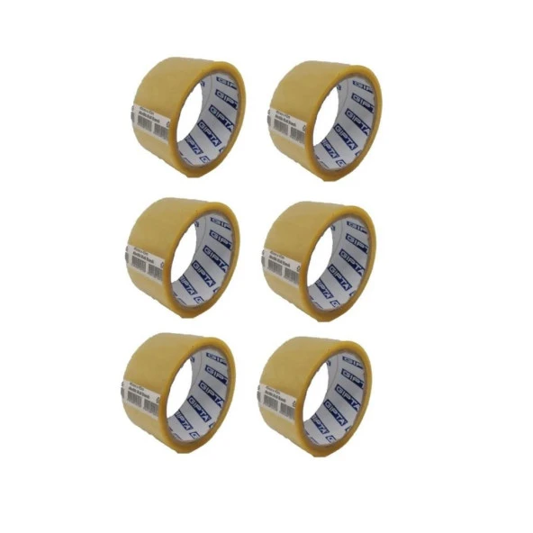 Gıpta Koli Bandı 45Mmx40 Metre Şeffaf Akrilik 4-F241000-5001 - 12 Adet ürün görseli 1