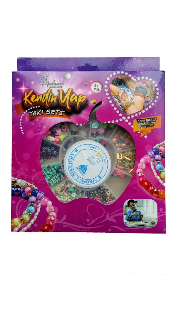 King Toys Kendin Yap Takı Set Elma Kutulu 1212 ürün görseli 1