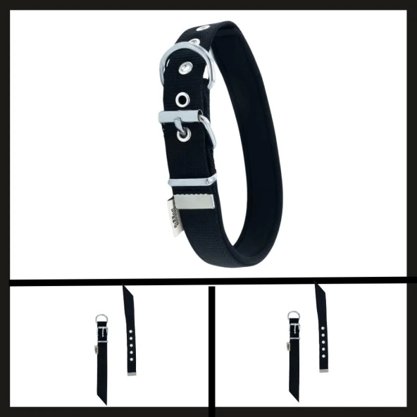 Uyguna-Yakala Kırmızı 2.5*37-45 Cm  Dokuma Boyun Tasması-SMA.339 ürün görseli 1