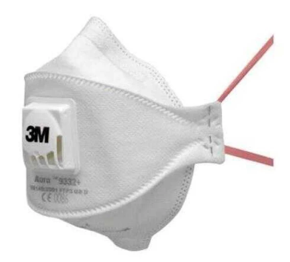 3M 9332 FFP3 Ventilli Toz Maskesi 10 adet ürün görseli 1
