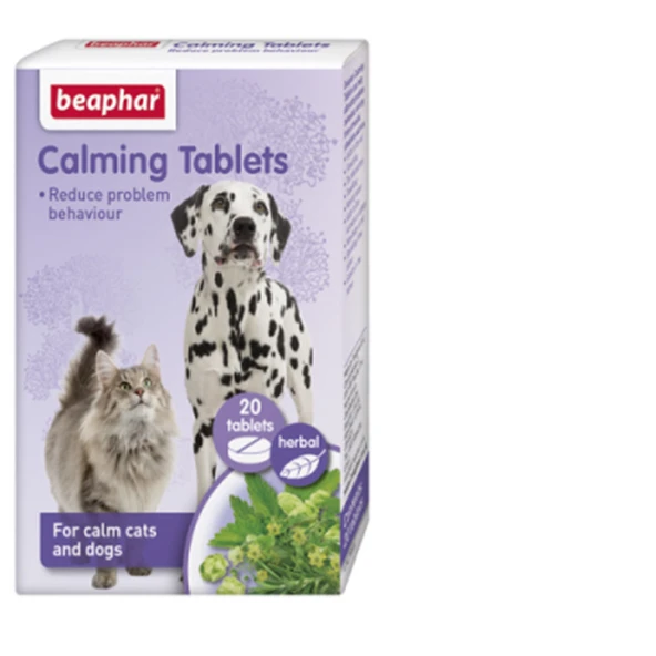 Beaphar Calming Tablets Sakinleştirici Kedi Ve Köpek Tableti 20 Tablet ürün görseli 1