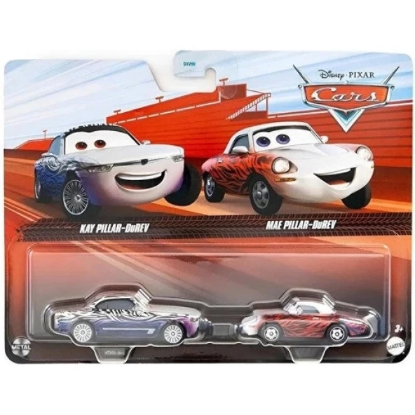 Disney Pixar Cars Kay Pillar ve Mae Pillar 2'li Araba DXV99-HTX05 ürün görseli 1