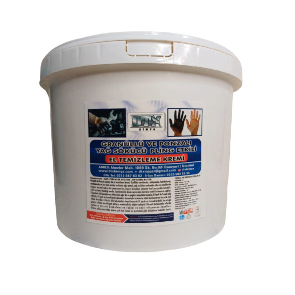 Endüstriyel Granür lü Ponza lı El Temizleme Sabunu ( Kremi) 5 KG ürün görseli 1