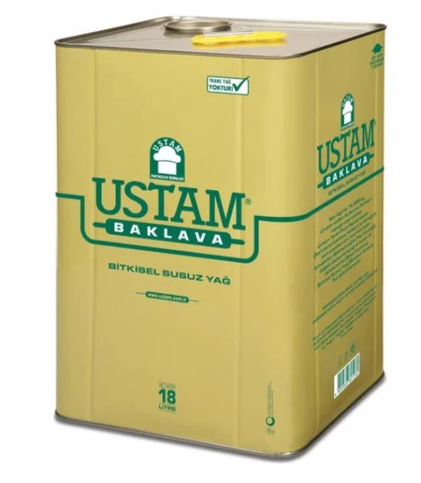 Ustam Baklava Bitkisel Susuz Yağı 18 Lt ürün görseli 1