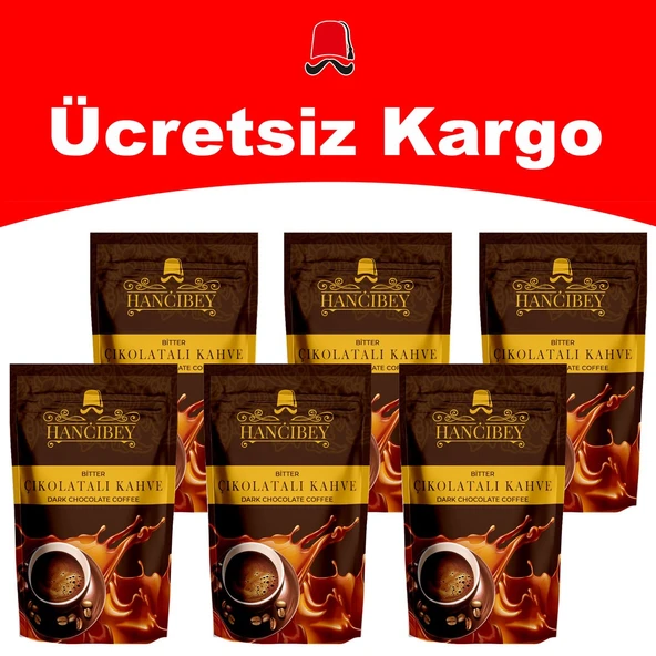 6' lı Bitter Çikolatalı Kahve 150 g ürün görseli 1