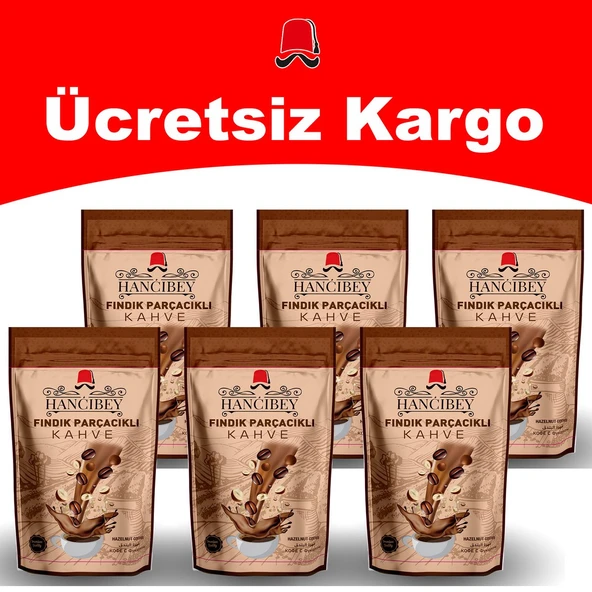 6' lı Fındık Parçacıklı Kahve 150g ürün görseli 1