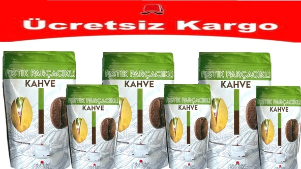 6' lı Fıstık Parçacıklı Kahve 150g ürün görseli 1