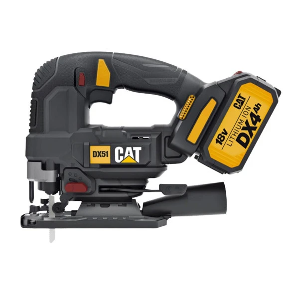 CAT DX51 18Volt/4.0Ah Li-ion Tek Akülü Profesyonel Kömürsüz Dekupaj Testere ürün görseli 1