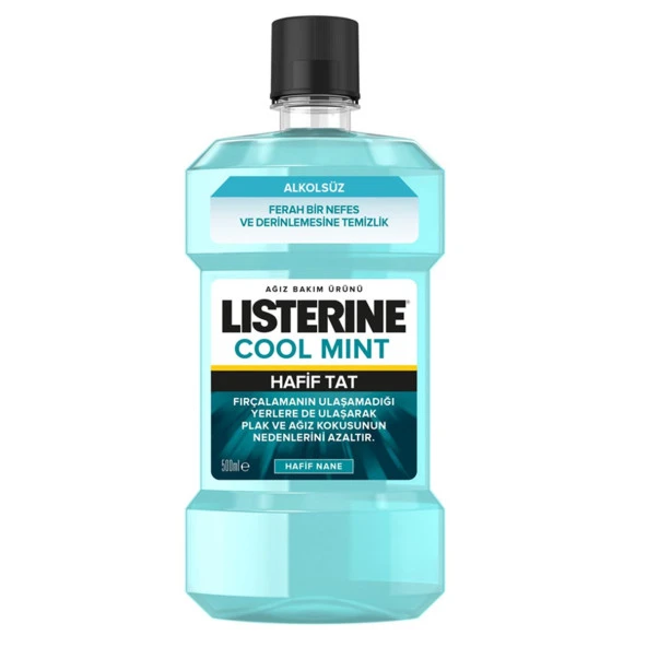 Listerine Cool Mint Hafif Nane Ağız Çalkalama Suyu 500 ml ürün görseli 1