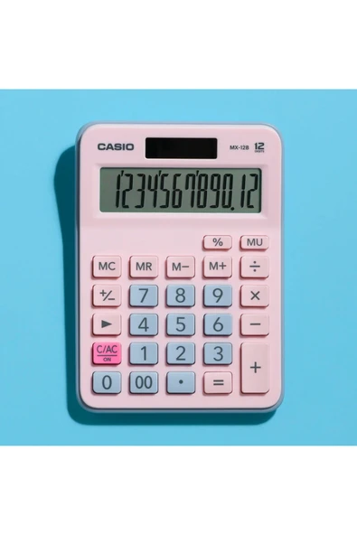 Casio Mx-12b-pklb 12 Haneli Masaüstü Hesap Makinesi ürün görseli 1