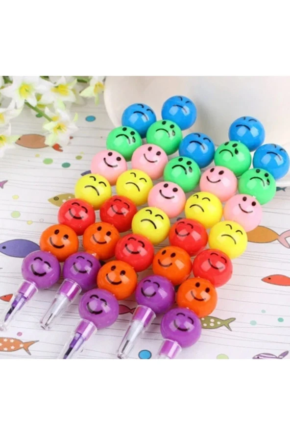 Emoji Yumurtlayan Kurşun Kalem 4'lü ürün görseli 1