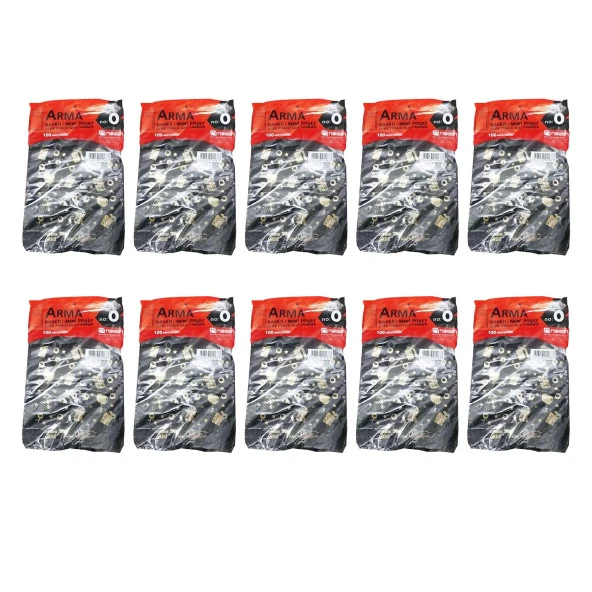 Arma Baskılı Mini Blok Poşet Torba - No : 0 - 20x30 Cm. - Siyah - 100 Adetlik 10 Paket ürün görseli 1