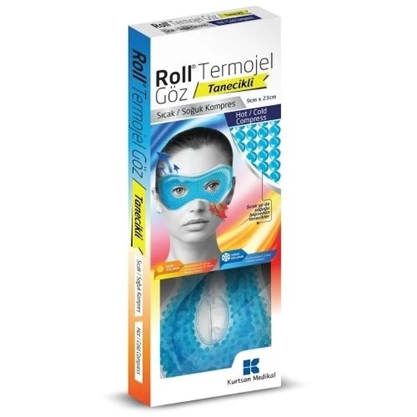 Roll Göz için Termojel Tanecikli Sıcak Soğuk Kompres 9 cm x 23 cm ürün görseli 1