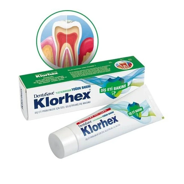 DentaSave Klorhex Yoğun Bakım Diş Macunu 75 ml ürün görseli 1