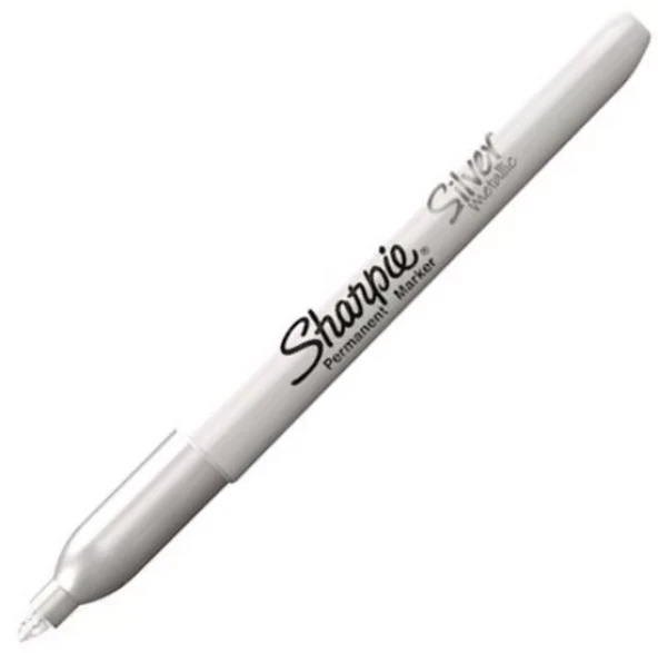 Sharpie Gümüş Metalik Markör Kalemi (Silver Metalic) ürün görseli 1