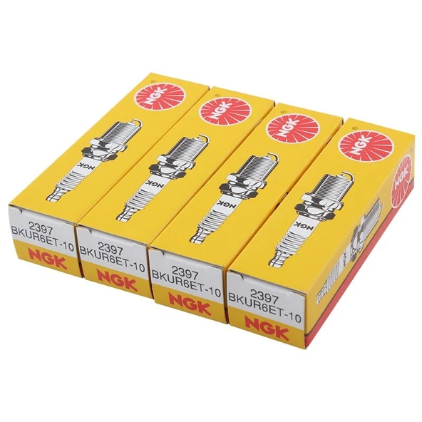 NGK 4'lü Üç Tırnak Buji Takımı BKUR6ET-10 ürün görseli 1