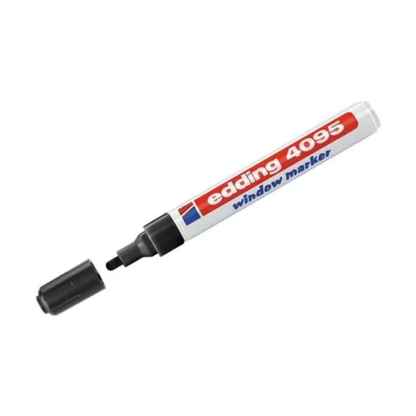 Edding 4095 Siyah Likit Tebeşir ve Cam Kalemi ürün görseli 1