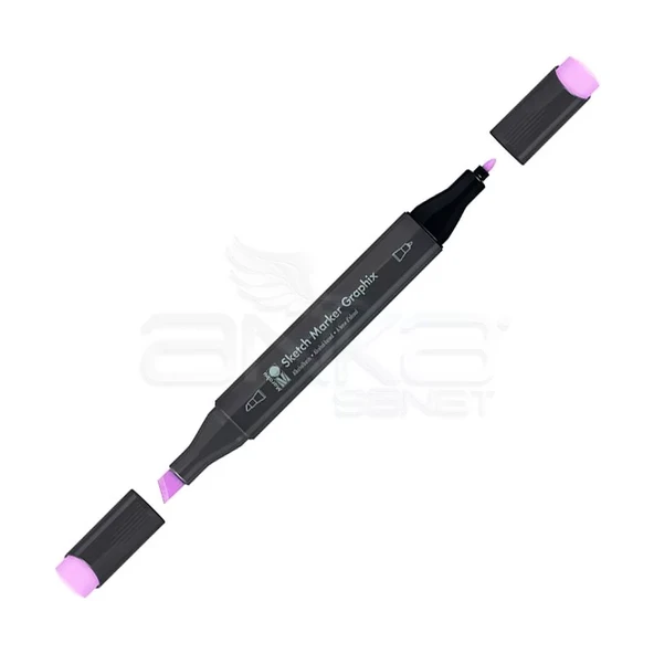 Marabu Graphix Sketch Marker Çift Uçlu Kalem 227 Pastel Pink ürün görseli 1