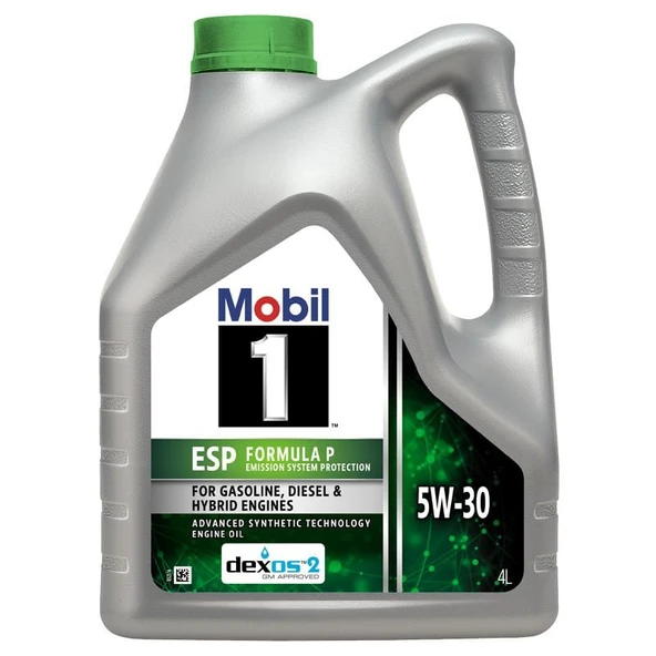 Mobil 1 ESP Formula P 5w30 Dexos2 B71 2297 C2 C3 Motor Yağı 4lt Ü.T. 2025 ürün görseli 1