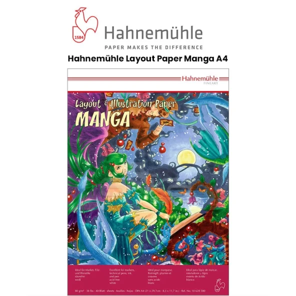 Hahnemühle Layout Paper Manga A4 40 Yaprak 80g ürün görseli 1