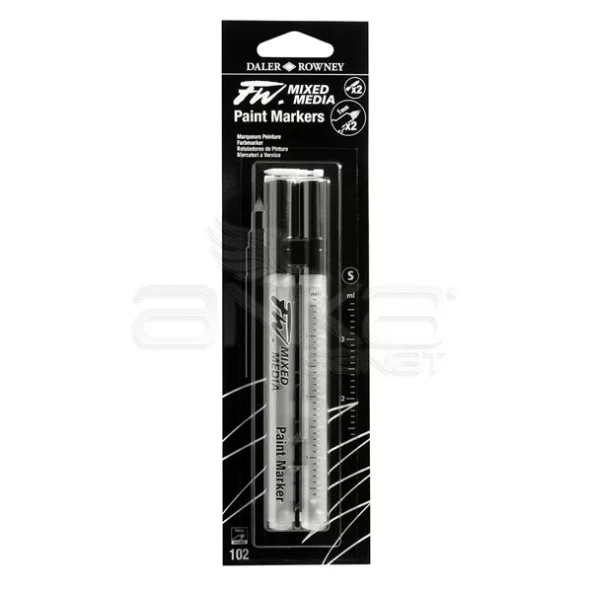 Daler Rowney FW Mixed Media Paint Marker Sets 102 1mm Sert Uç (S) ürün görseli 1
