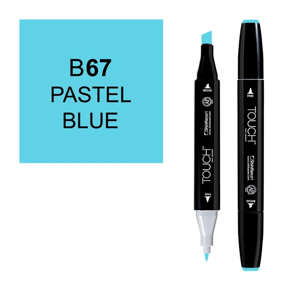 Touch Twin Marker B67 Pastel Blue ürün görseli 1