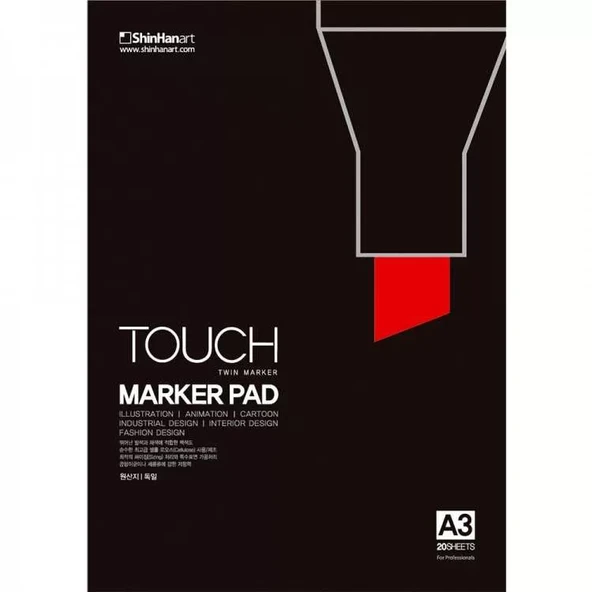Touch Marker Pad A3 20 Yaprak 80 g - Resim 2