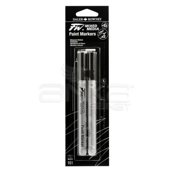 Daler Rowney FW Mixed Media Paint Marker Sets 101 0,8mm Teknik Uç (S) ürün görseli 1