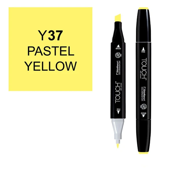 Touch Twin Marker Y37 Pastel Yellow ürün görseli 1