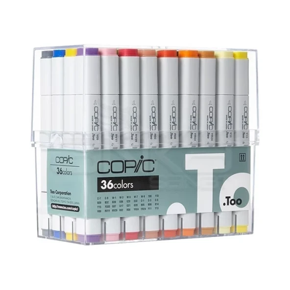 Copic Marker 36lı Set Basic Colours ürün görseli 1