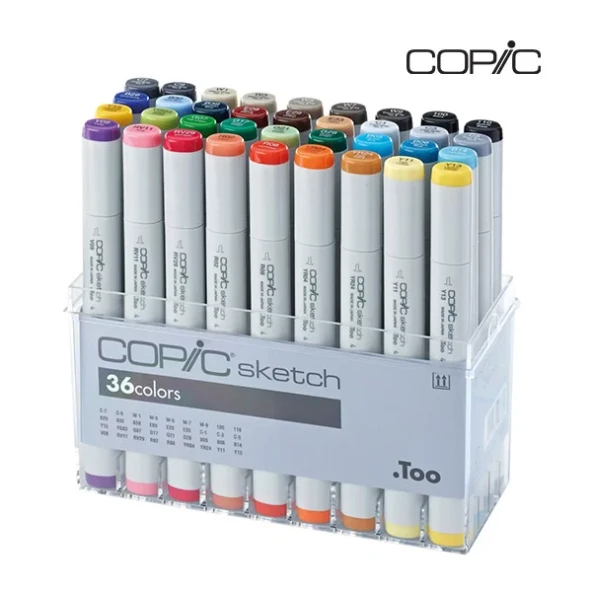 Copic Sketch 36lı Set Basic Colours ürün görseli 1