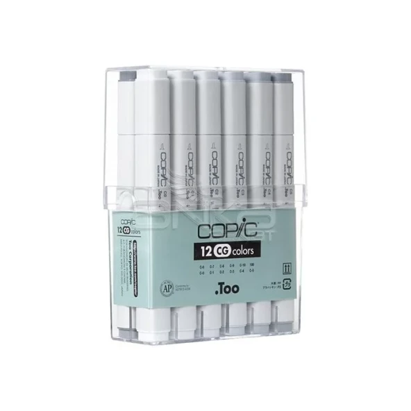Copic Marker 12li Set Cool Grey ürün görseli 1