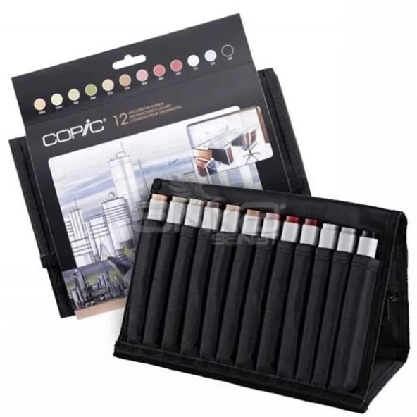 Copic Marker 12li Set Wallet ürün görseli 1
