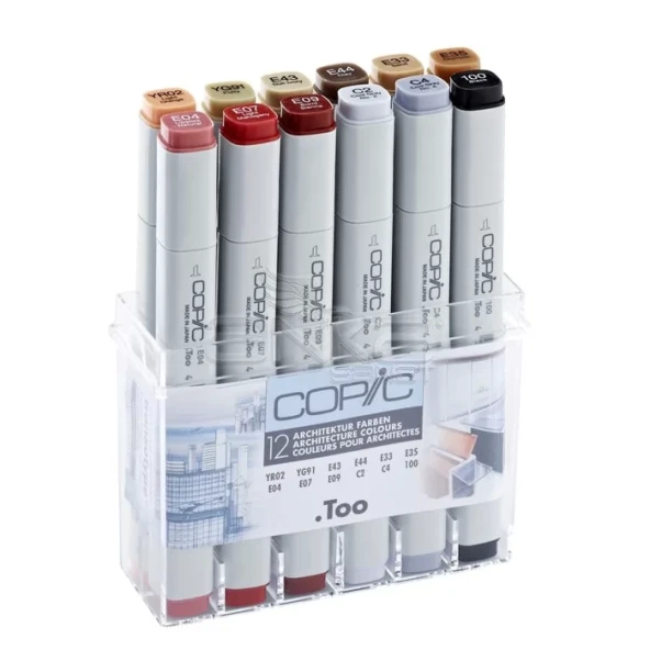 Copic Marker 12li Set Architecture Colors ürün görseli 1