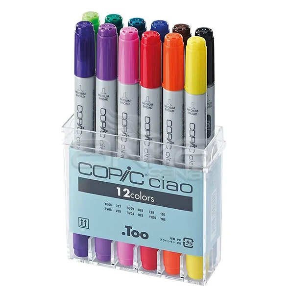 Copic Ciao Marker 12li Set Basic Colors ürün görseli 1