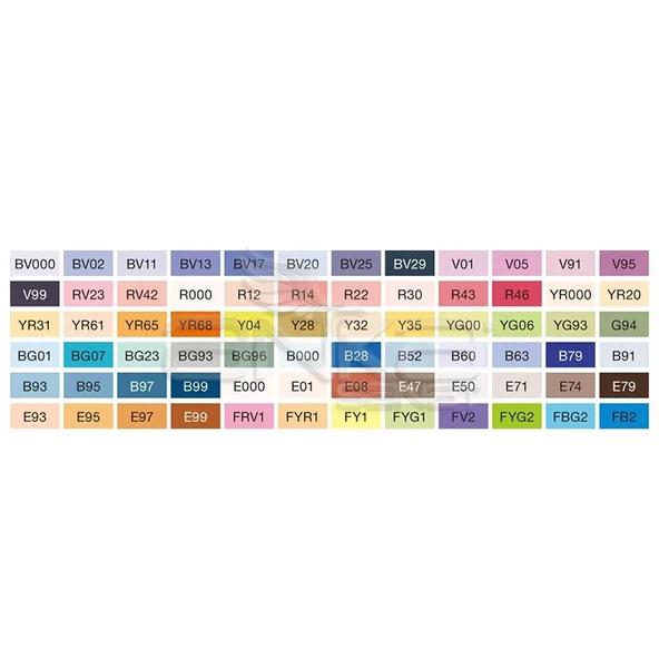 Copic Sketch Marker 72li Set D - Resim 2