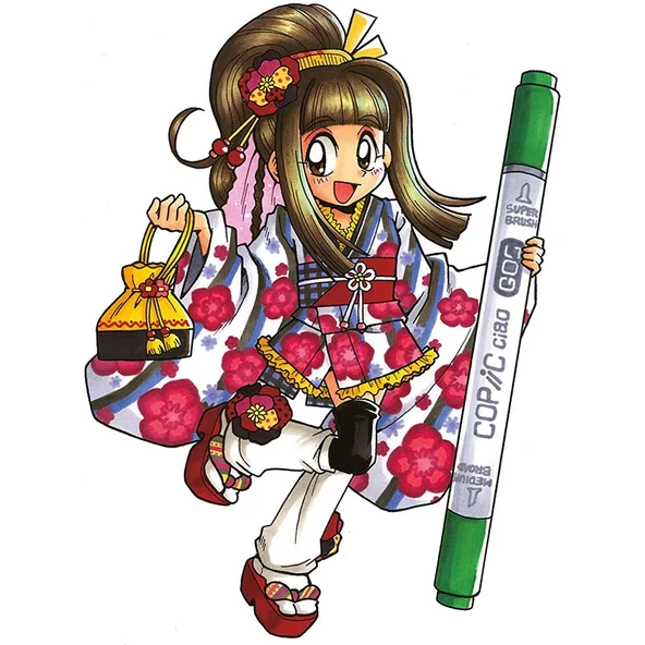 Copic Ciao Marker 5+1 Set Manga 8 - Resim 2