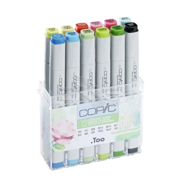 Copic Marker 12li Set Spring Colors ürün görseli 1