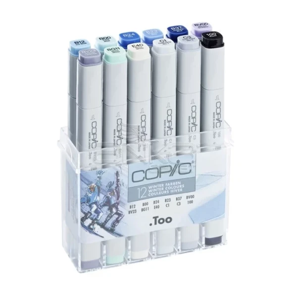 Copic Marker 12li Set Winter Colors ürün görseli 1