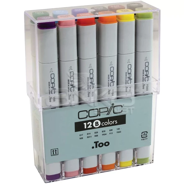Copic Marker 12li Set Basic Colors ürün görseli 1