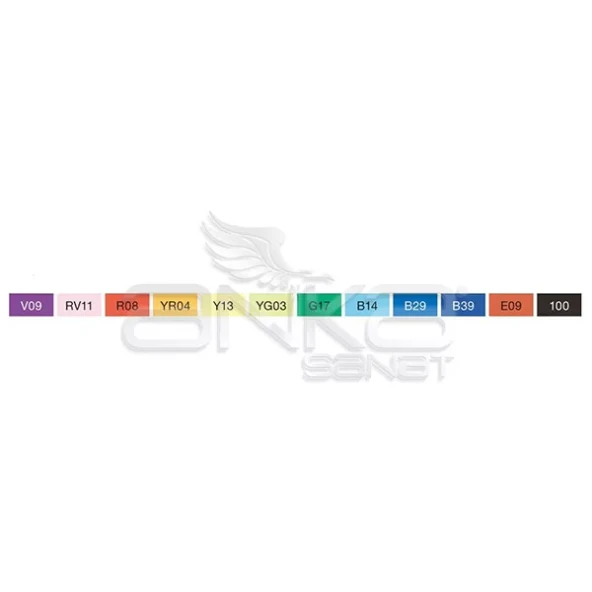Copic Marker 12li Set Basic Colors - Resim 2
