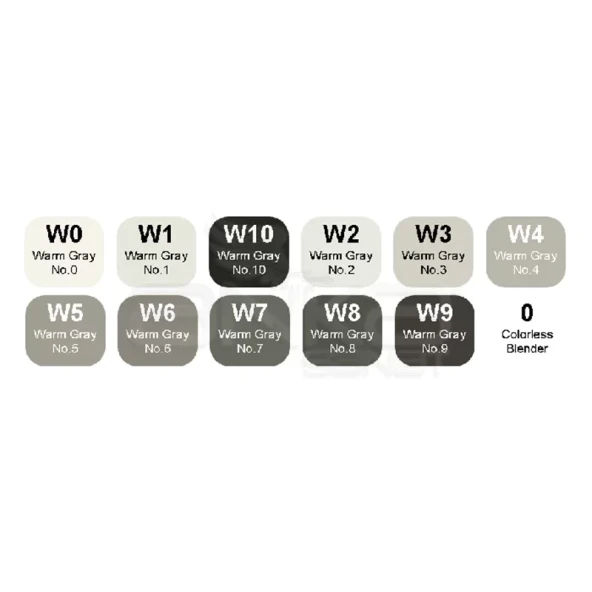 Copic Marker 12li Set Warm Grey - Resim 2