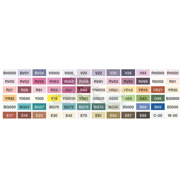 Copic Sketch Marker 72li Set E - Resim 2