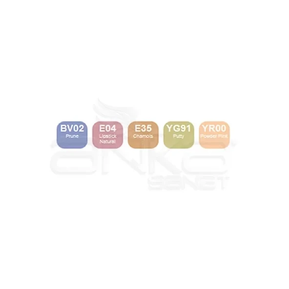 Copic Ciao Marker 5+1 Set Manga 4 - Resim 2