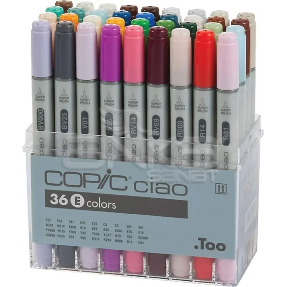 Copic Ciao Marker 36lı Set E ürün görseli 1