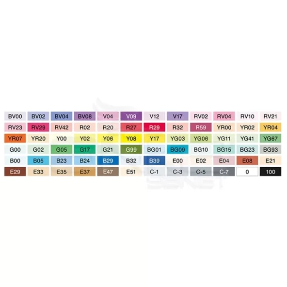 Copic Ciao Marker 72li Set A - Resim 2