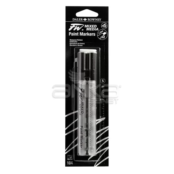 Daler Rowney FW Mixed Media Paint Marker Sets 104 1-3mm Kesik Uç (S) ürün görseli 1