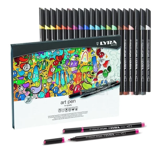 Lyra Hi-Quality Metal Art Pen 20li Set ürün görseli 1