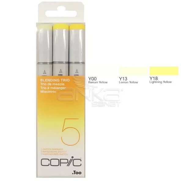 Copic Sketch Marker Blending Trio 3lü Set 5 ürün görseli 1